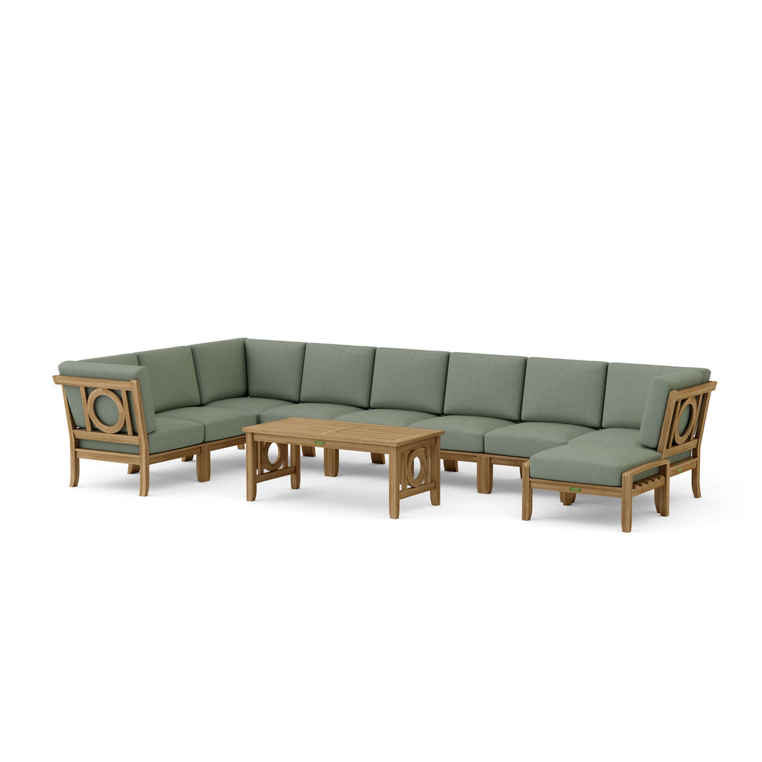 Anderson Teak 6-Piece Natsepa Modular Deep Seating Set