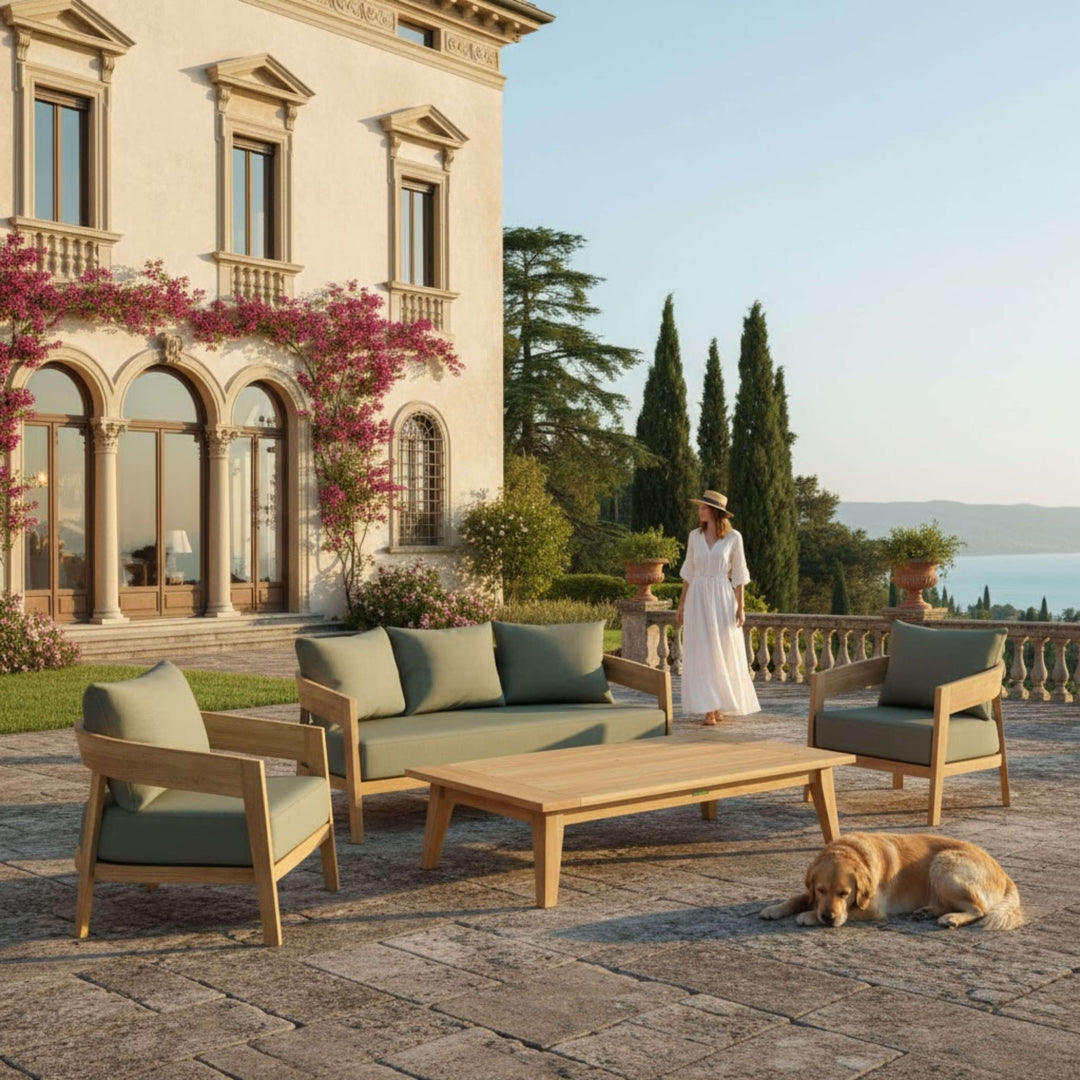 Anderson Teak 4-Piece Toscana Deep Seating Set