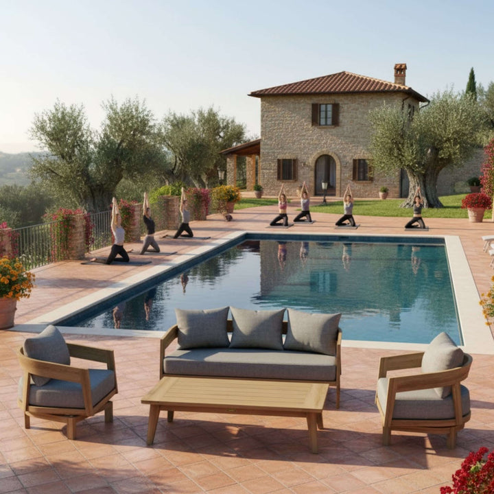 Anderson Teak 4-Piece Toscana Deep Seating Set