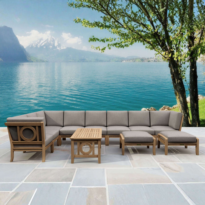 Anderson Teak 7-Piece Natsepa Modular Deep Seating Set