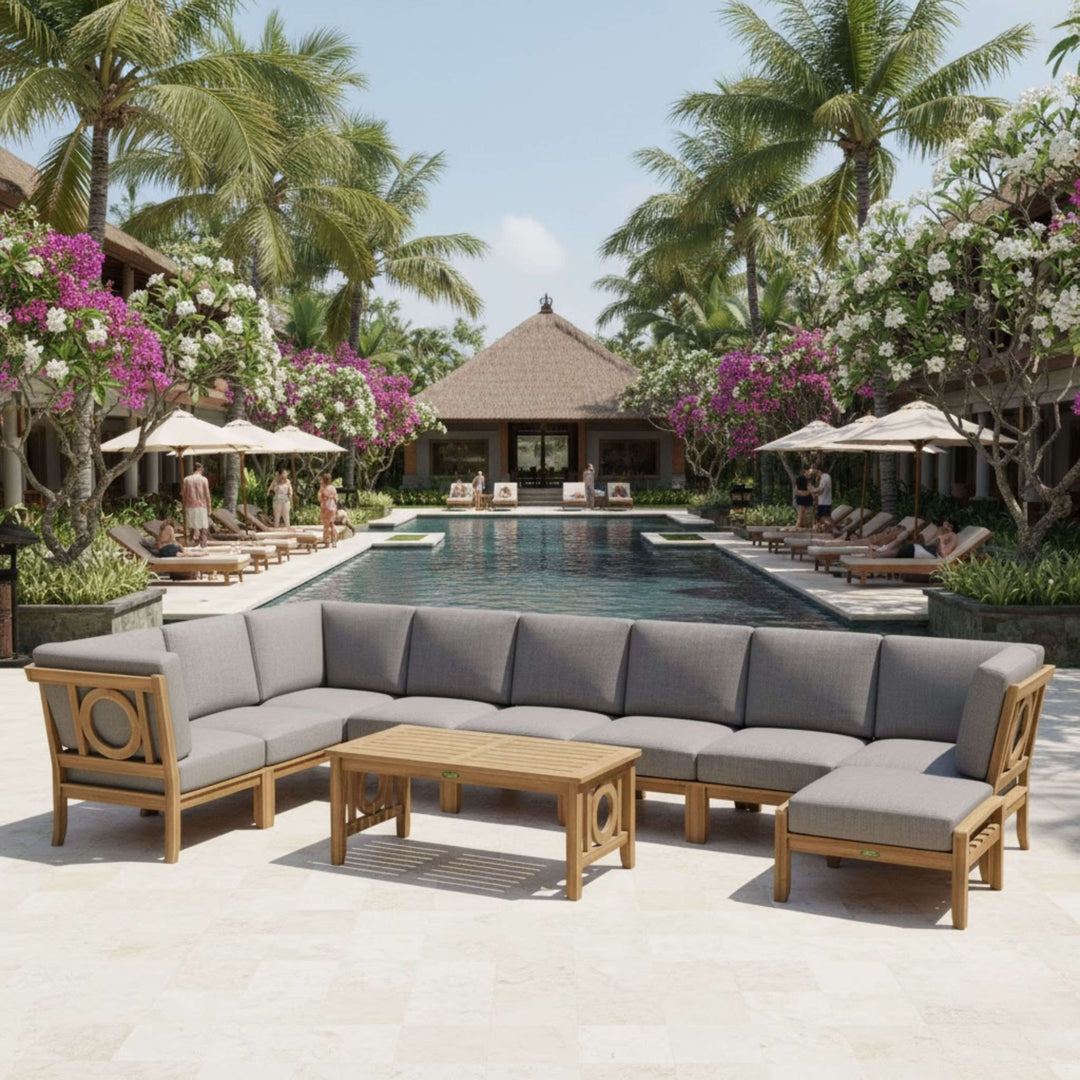 Anderson Teak 6-Piece Natsepa Modular Deep Seating Set