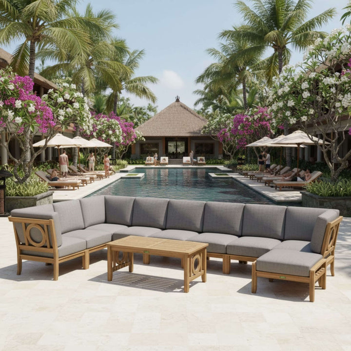 Anderson Teak 6-Piece Natsepa Modular Deep Seating Set