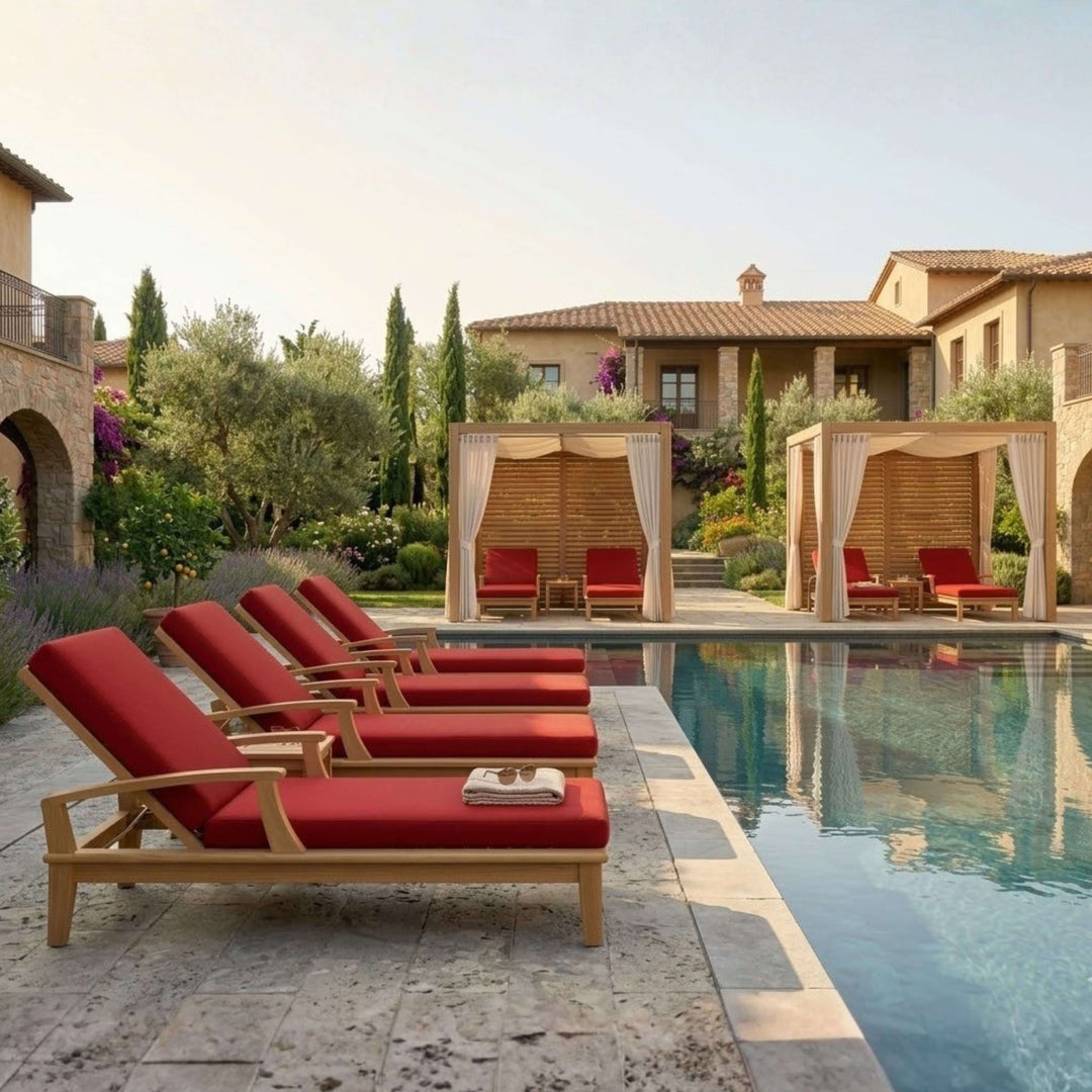 Anderson Teak 4-Piece Brianna Sun Lounger Set