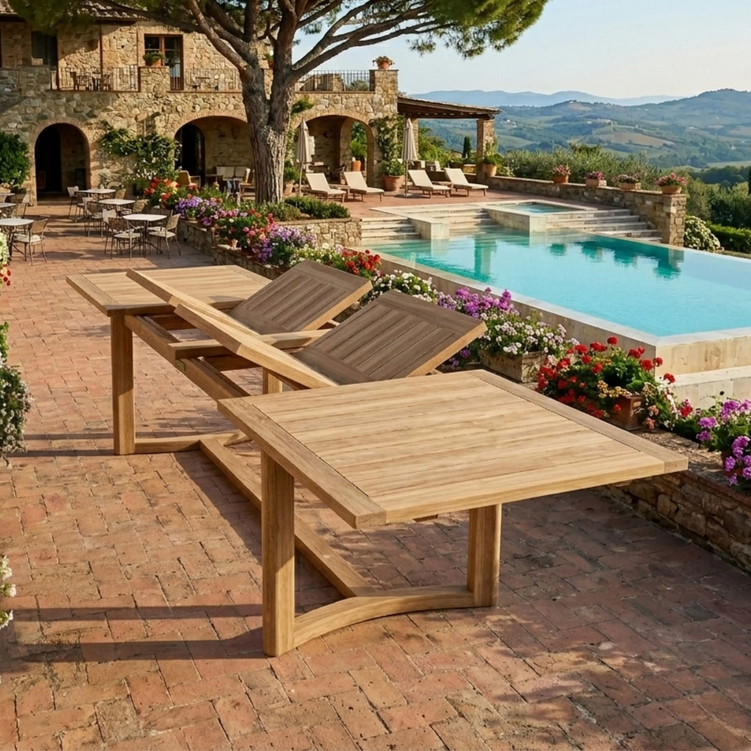 Anderson Teak Toscana Rectangle Extension Dining Table
