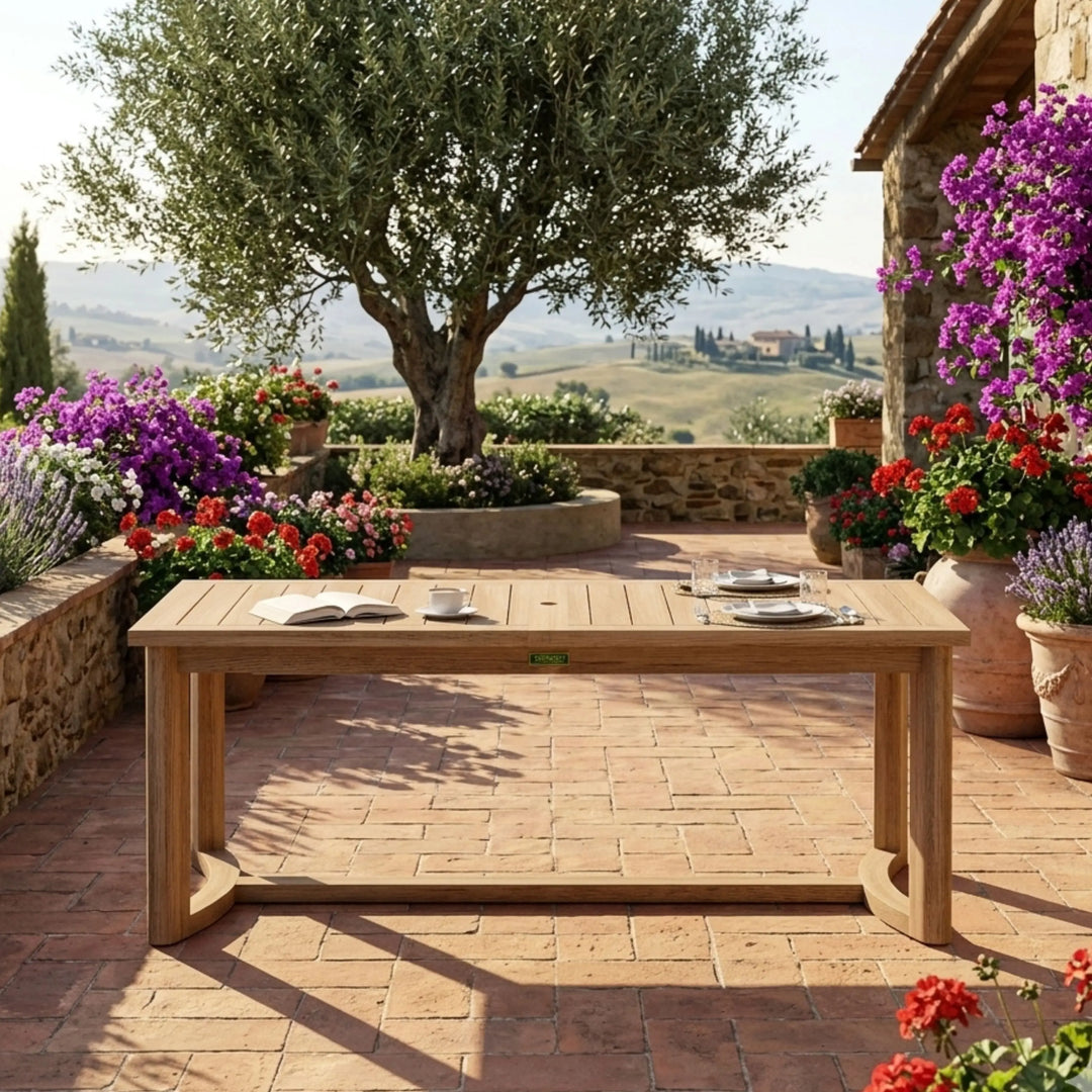 Anderson Teak Toscana Rectangle Extension Dining Table