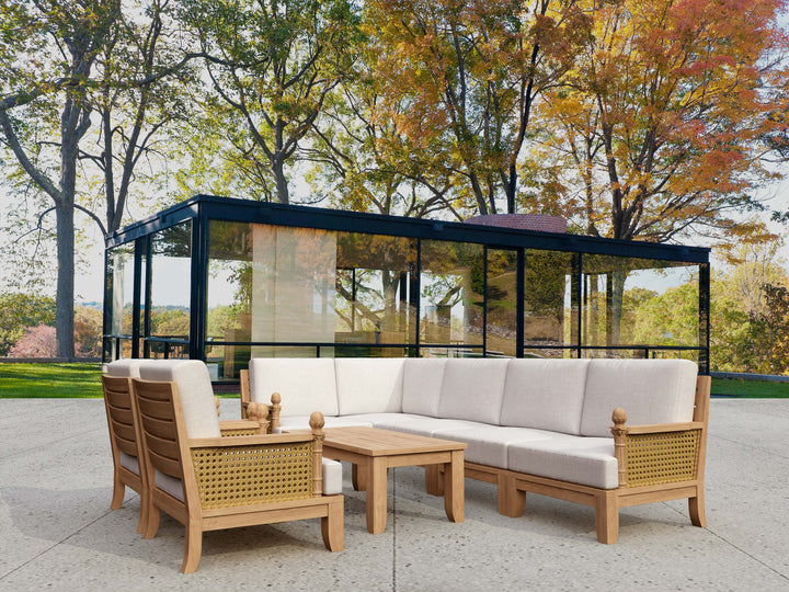 Anderson Teak 8-Piece Luxe Modular Deep Seating Set