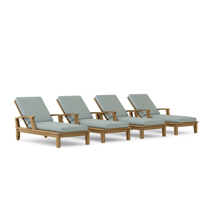 Anderson Teak 4-Piece Brianna Sun Lounger Set