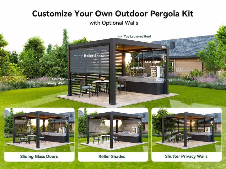 FlexPatio POWER+ Motorized Pergola