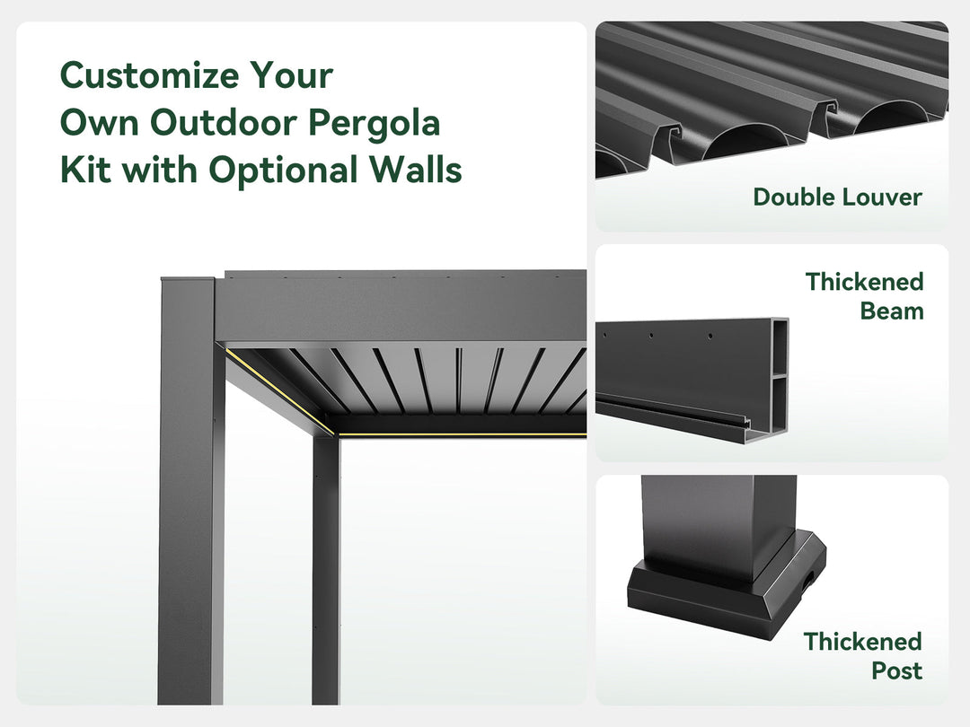 FlexPatio POWER+ Motorized Pergola