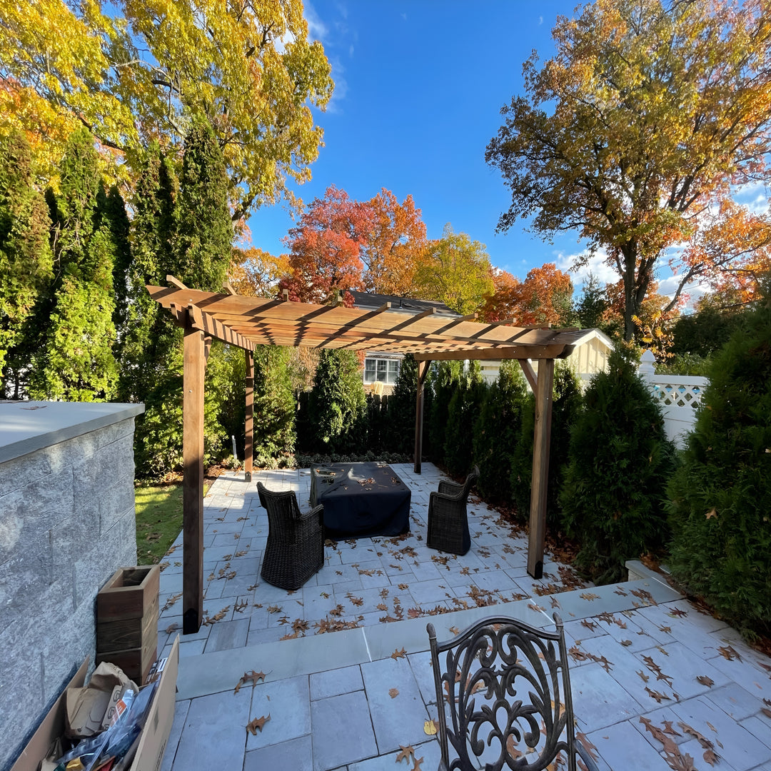 Outdoor Super Deck Redwood Pergola