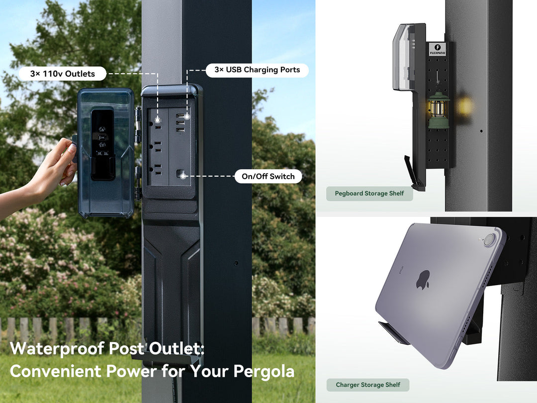 FlexPatio POWER+ Motorized Pergola