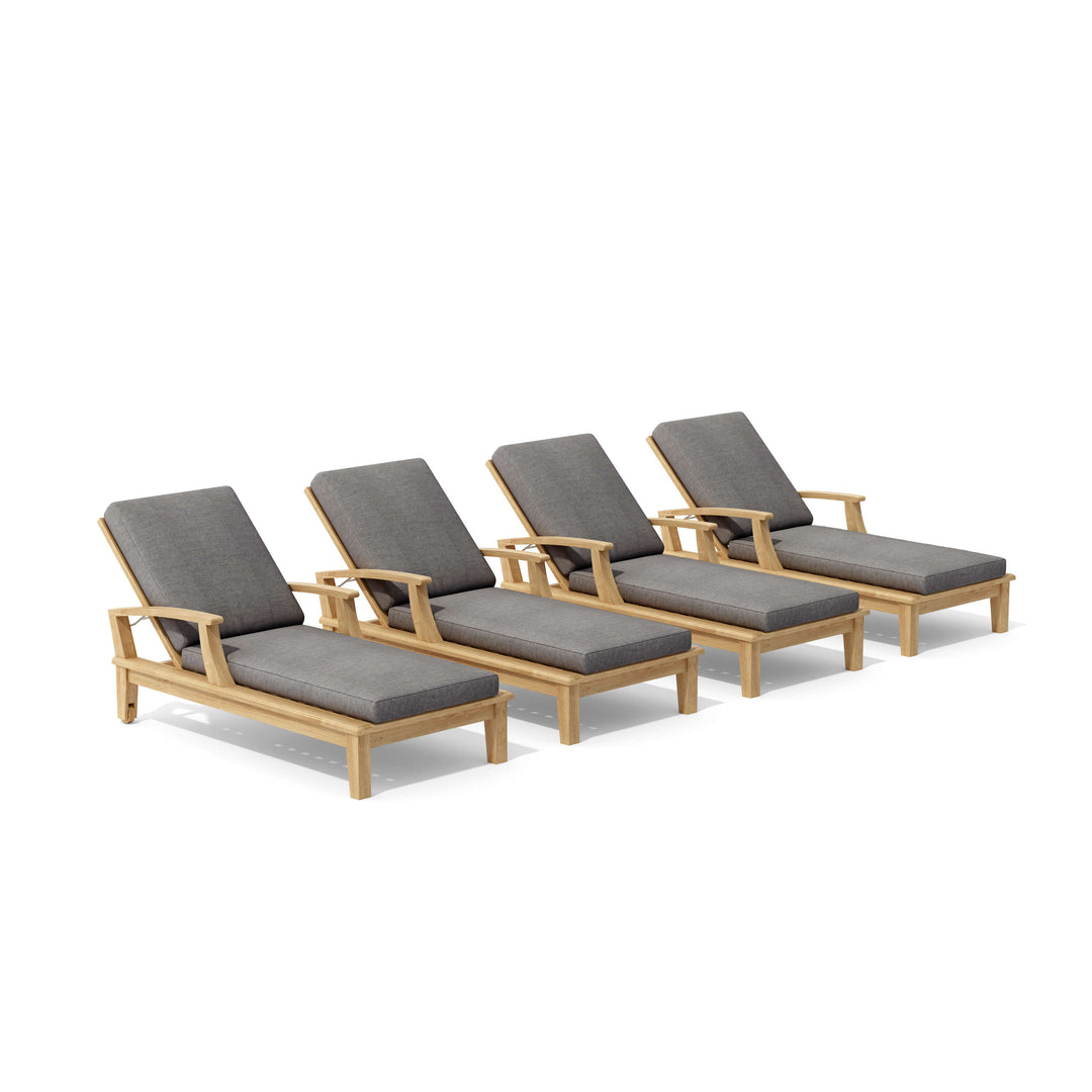 Anderson Teak 4-Piece Brianna Sun Lounger Set