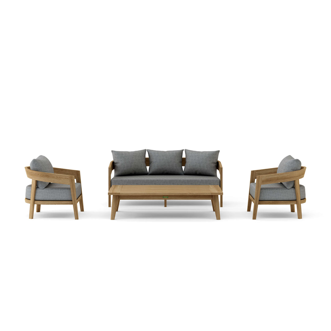 Anderson Teak 4-Piece Toscana Deep Seating Set