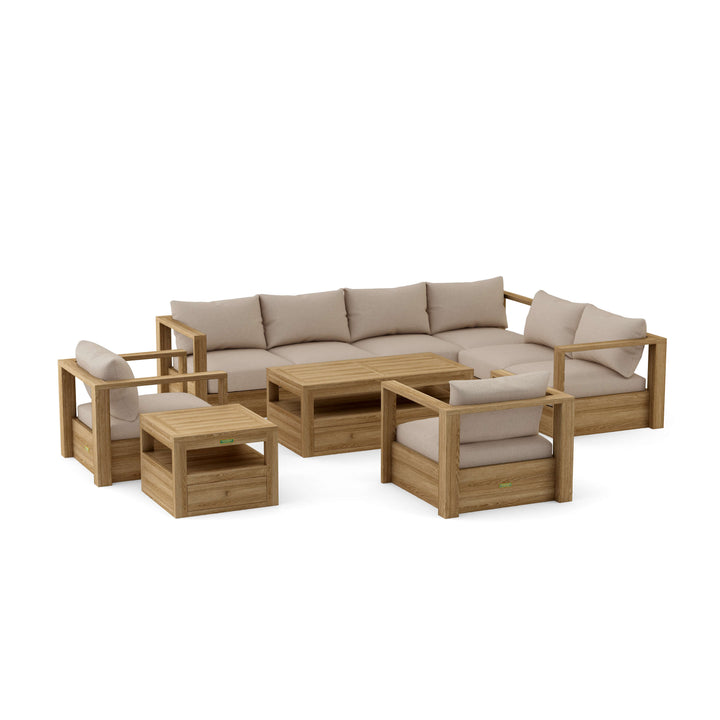 Anderson Teak 6-Piece Copacabana Modular Deep Seating Set