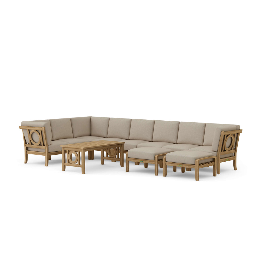 Anderson Teak 7-Piece Natsepa Modular Deep Seating Set