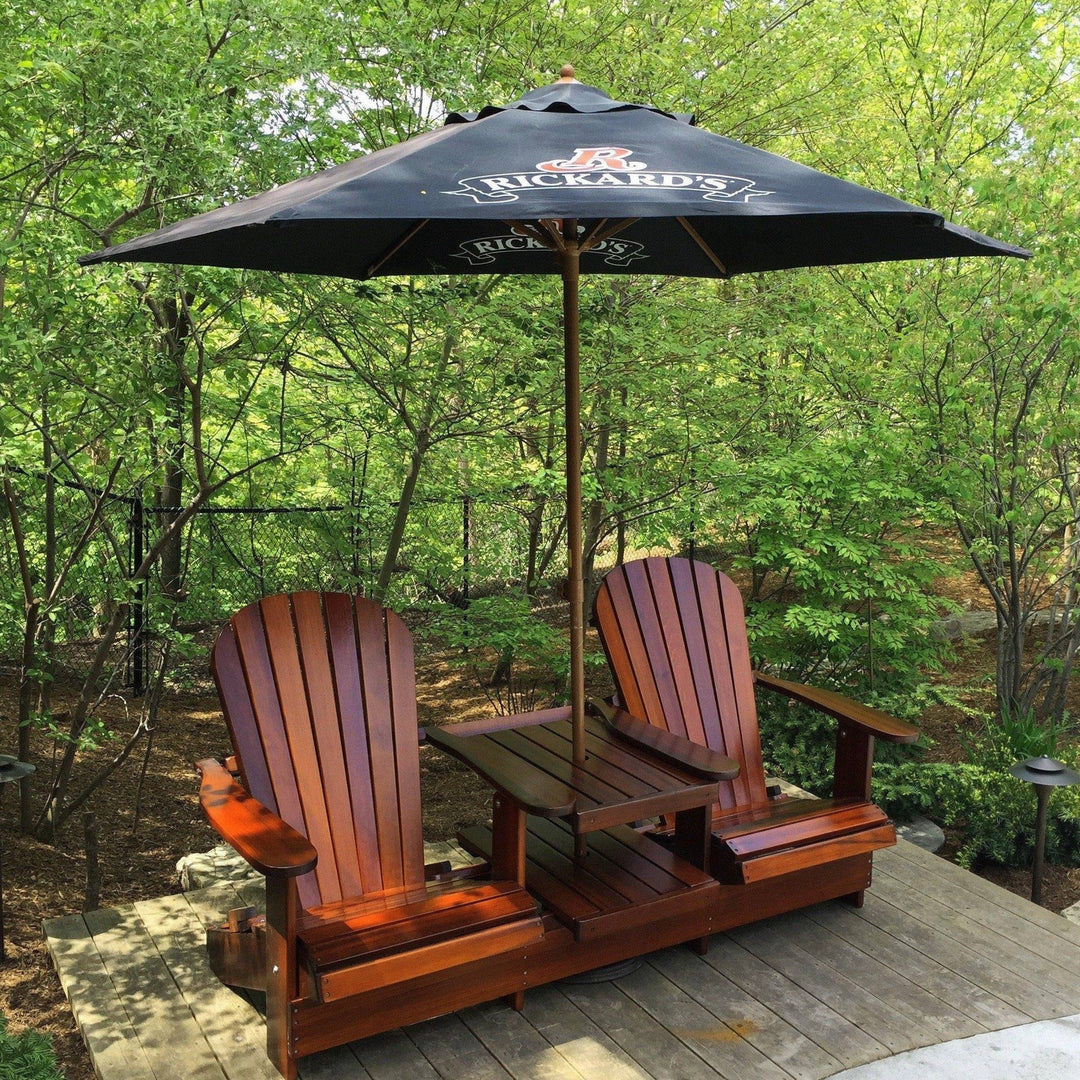 All Things Cedar Noblewood Double Adirondack Chair – Western Red Cedar