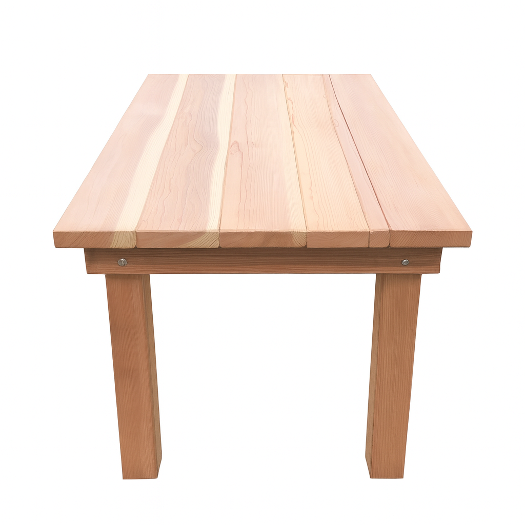 Farmhouse Redwood Dining Table