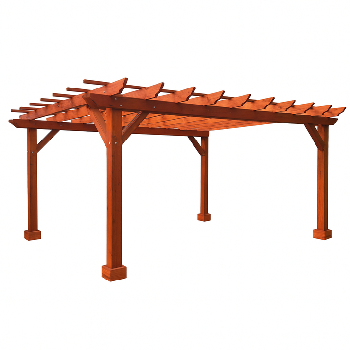 Outdoor Super Deck Redwood Pergola