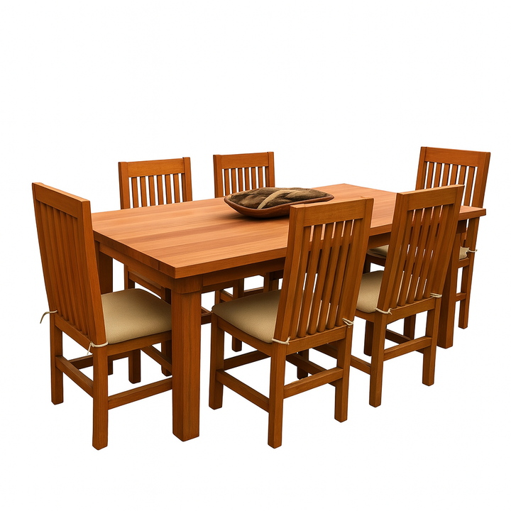 Farmhouse Redwood Dining Table