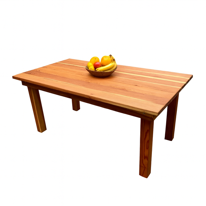 Farmhouse Redwood Dining Table