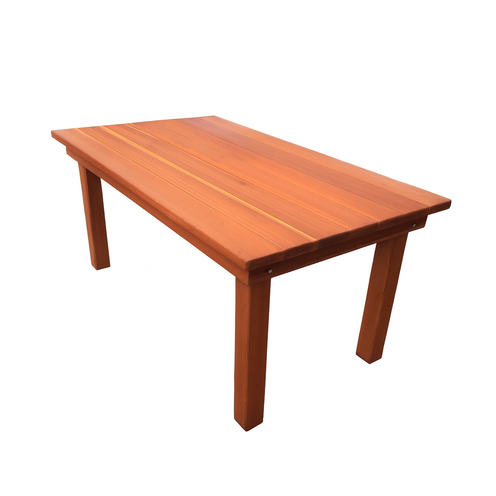 Farmhouse Redwood Dining Table