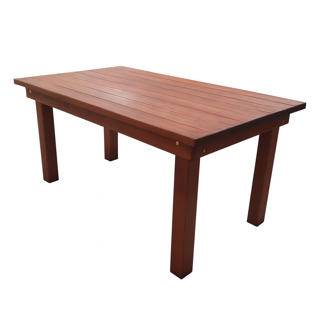 Farmhouse Redwood Dining Table