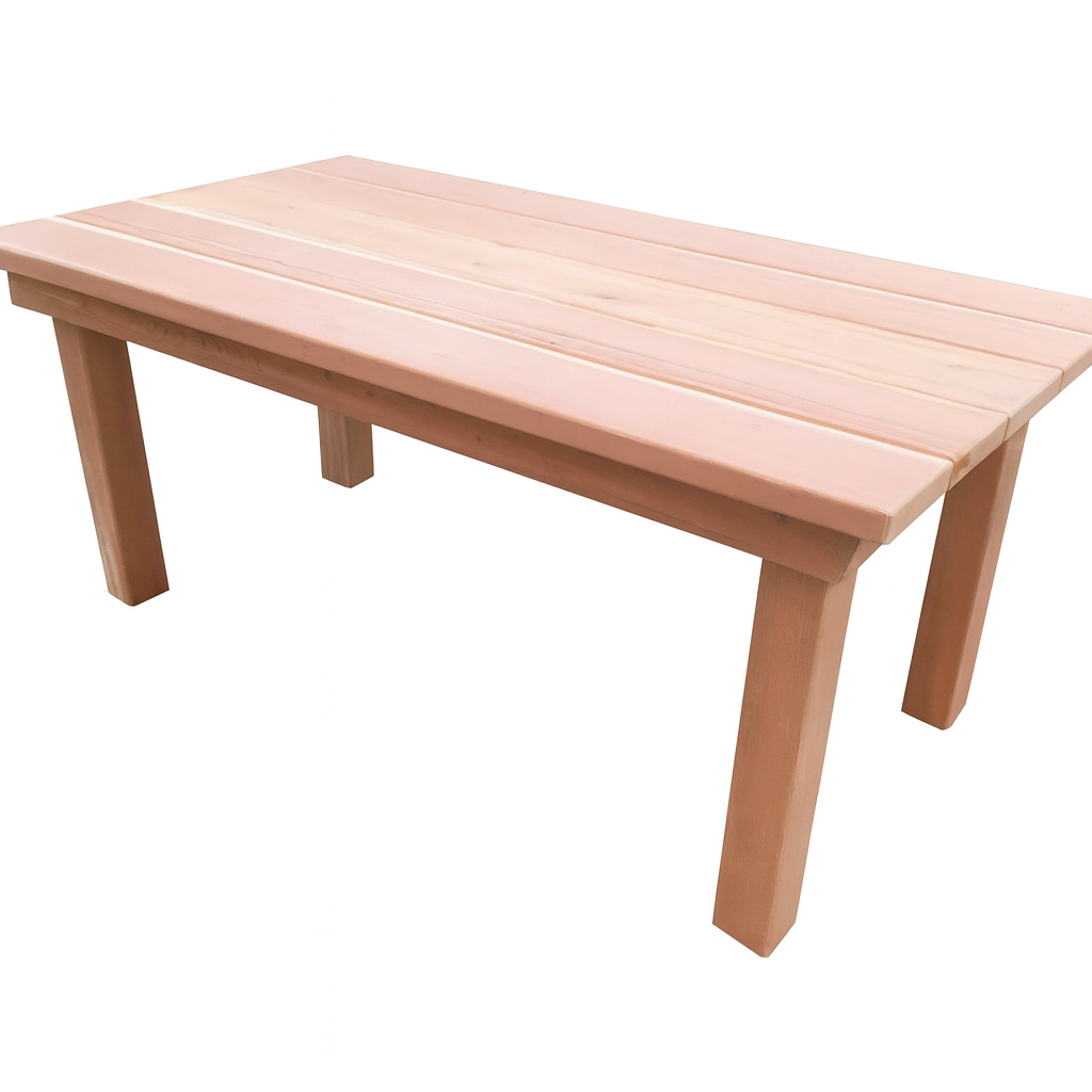 Farmhouse Redwood Dining Table