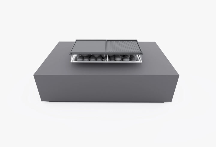 Outer Concrete Fire Pit Table Cooking Set - Rectangular