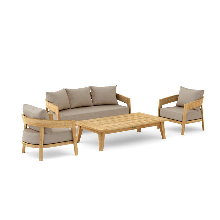 Anderson Teak 4-Piece Toscana Deep Seating Set