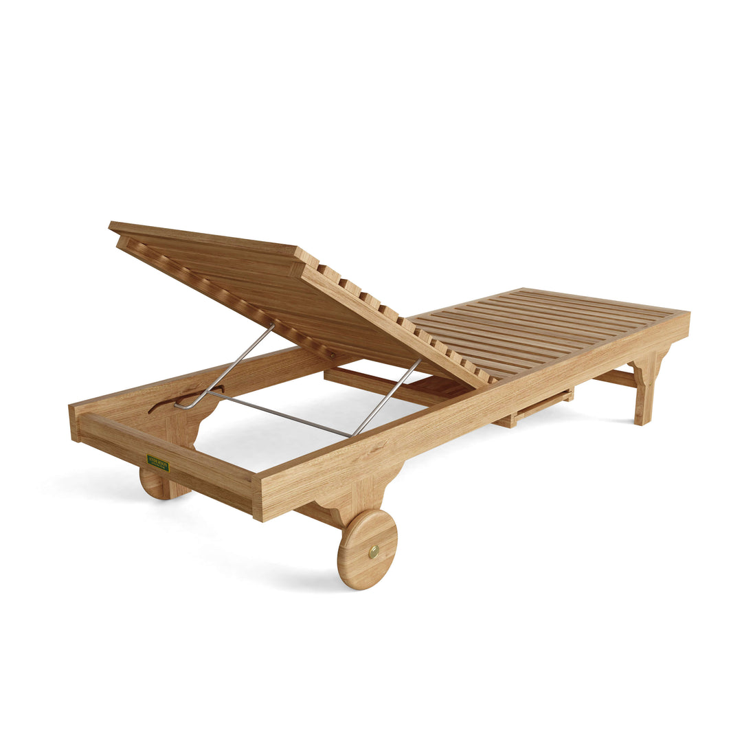 Anderson Teak 4-Piece Capri Sun Lounger Set