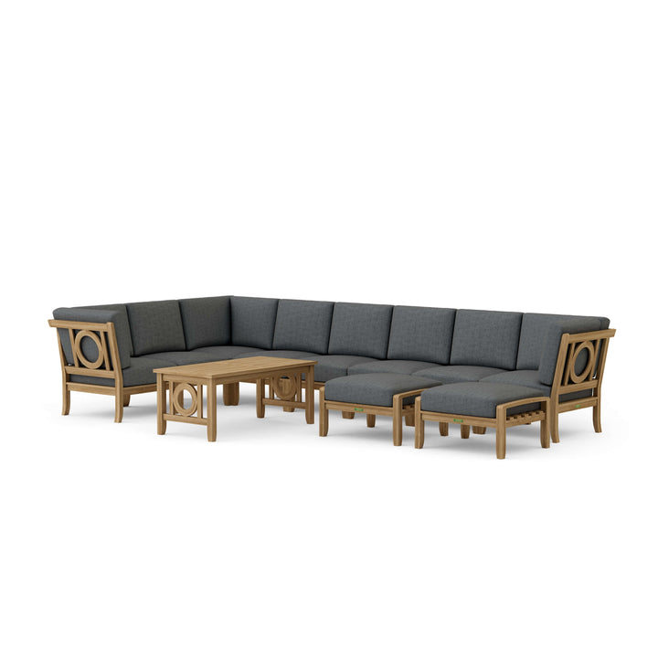 Anderson Teak 7-Piece Natsepa Modular Deep Seating Set