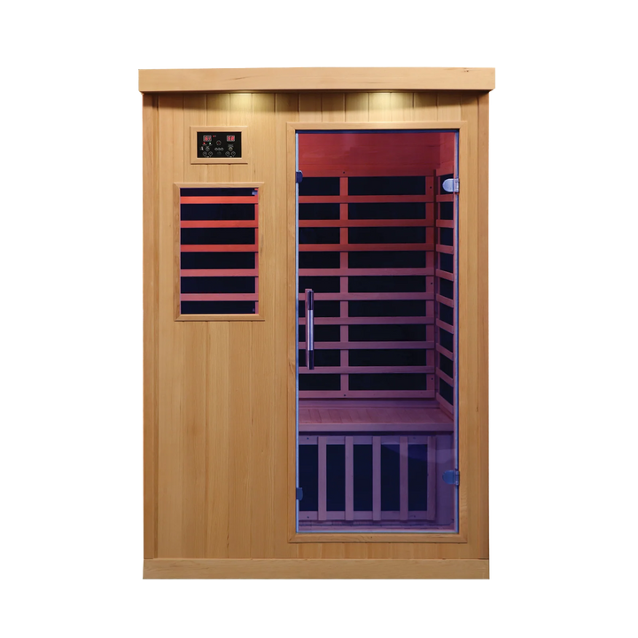 Chill Therapy CA Tremblant 2-Person Infrared Sauna – Hemlock Wood