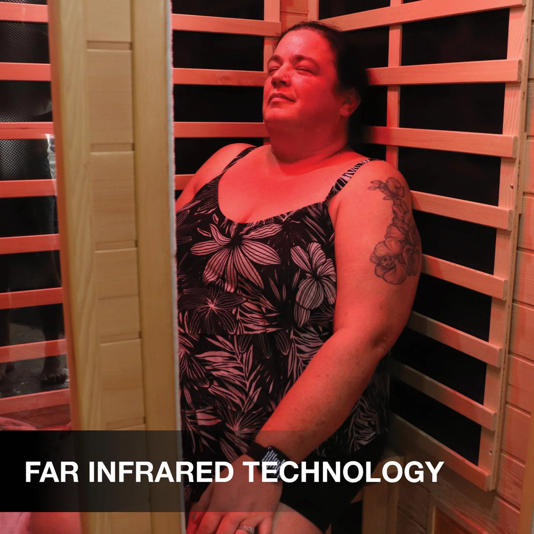 Chill Therapy CA Tremblant 1-Person Infrared Sauna – Hemlock Wood