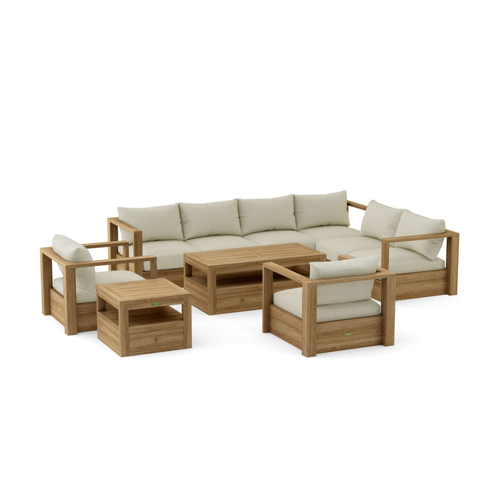 Anderson Teak 6-Piece Copacabana Modular Deep Seating Set