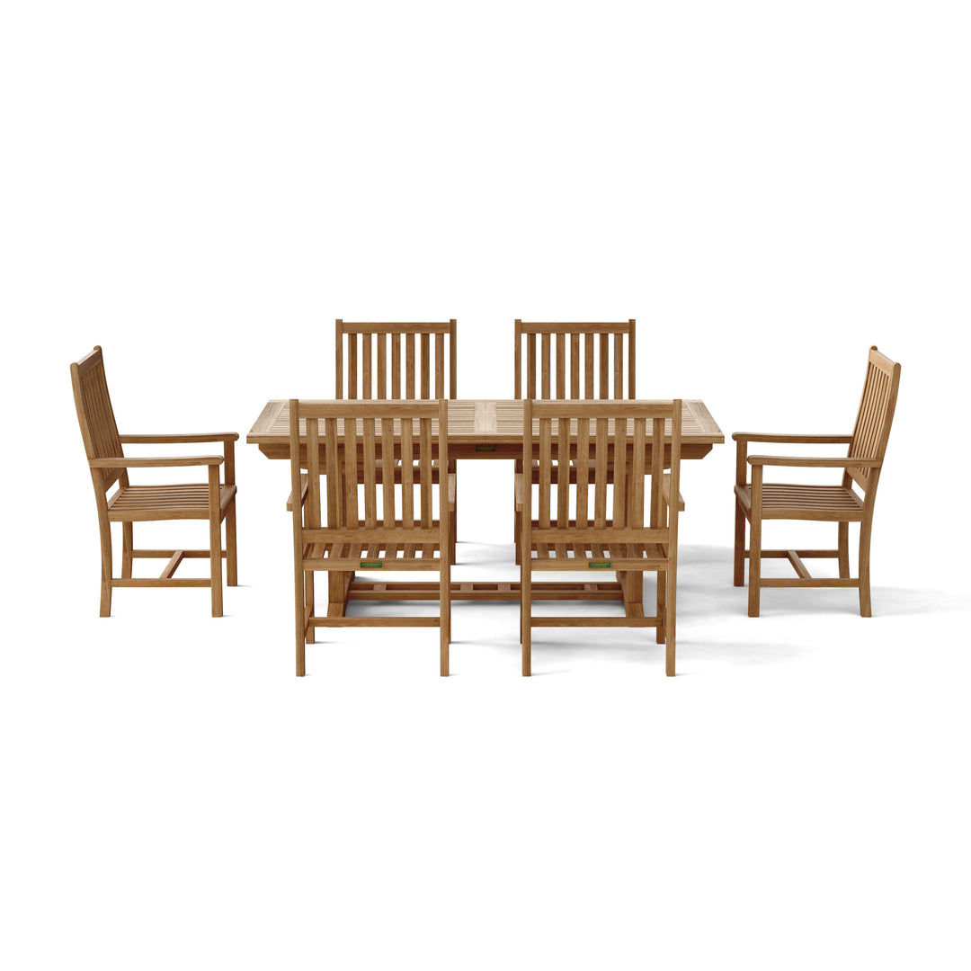 Anderson Teak 9-Piece Bahama Wilshire Extension Dining Set