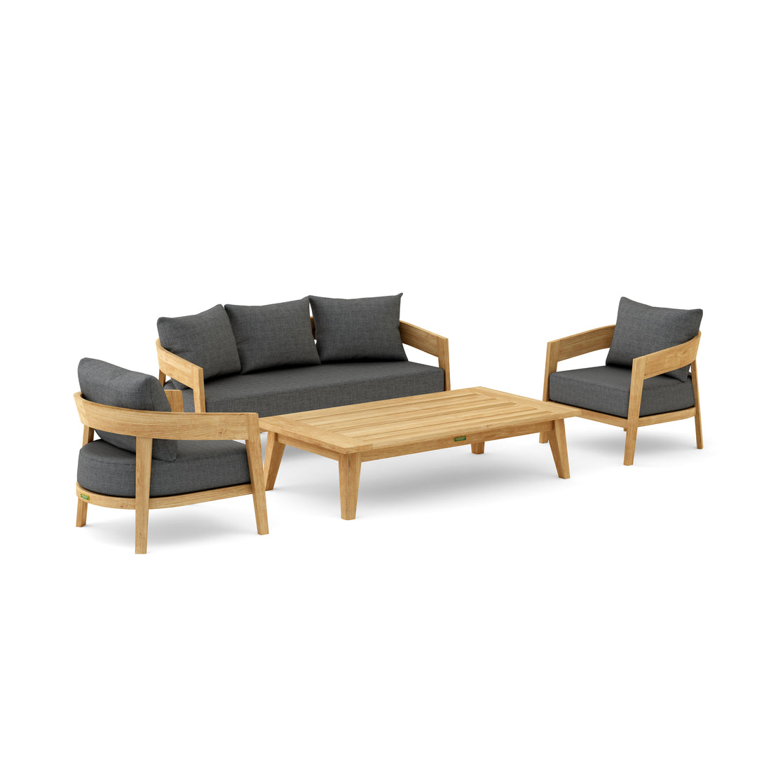 Anderson Teak 4-Piece Toscana Deep Seating Set