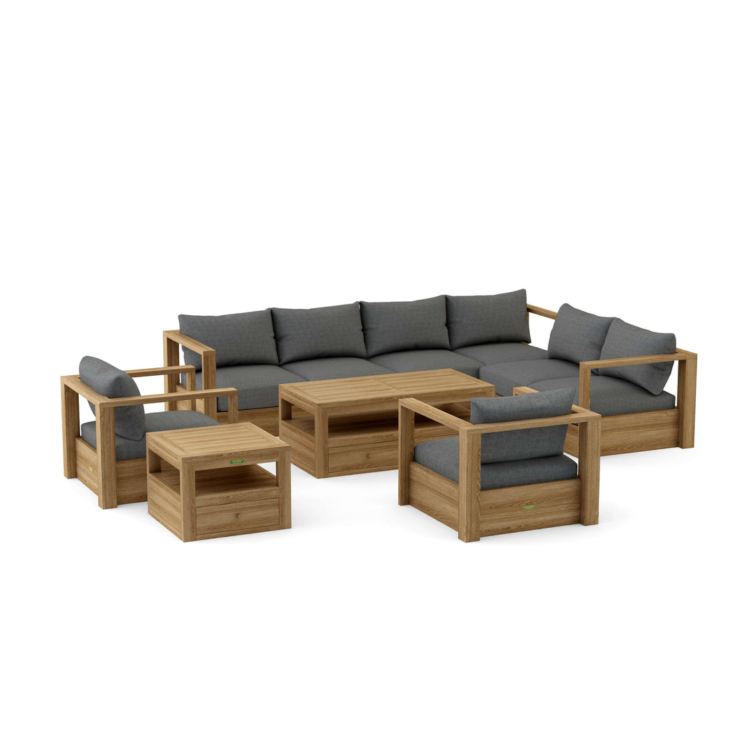 Anderson Teak 6-Piece Copacabana Modular Deep Seating Set
