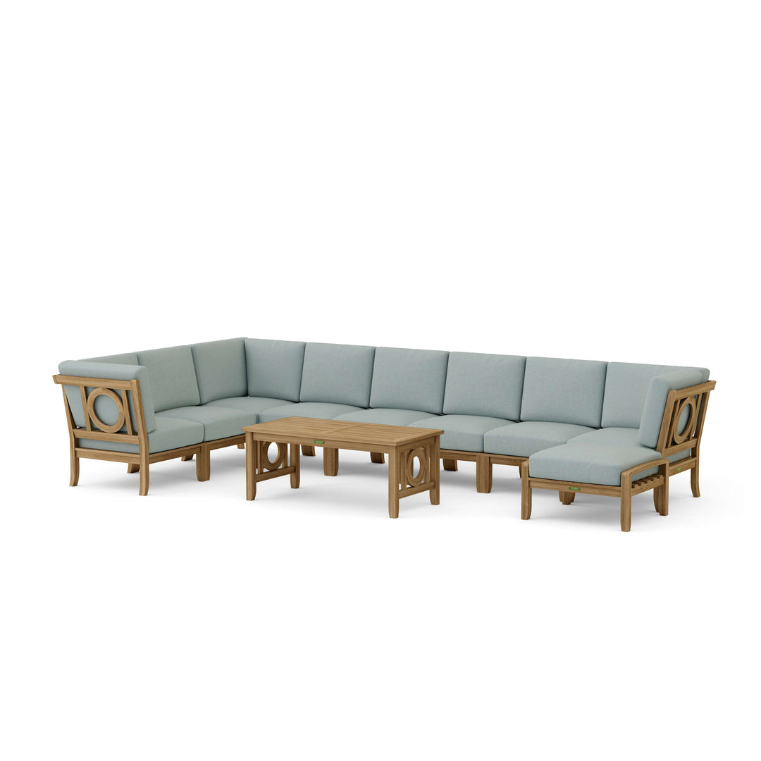 Anderson Teak 6-Piece Natsepa Modular Deep Seating Set