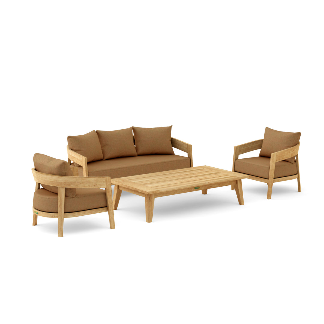 Anderson Teak 4-Piece Toscana Deep Seating Set