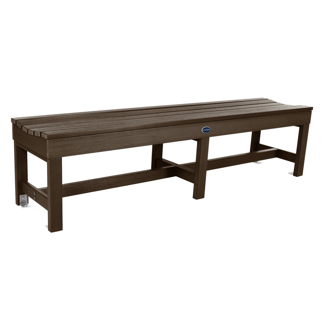 Sequoia Blue Ridge 6-Foot Commercial Backless Bench