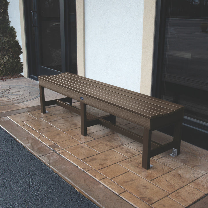 Sequoia Blue Ridge 6-Foot Commercial Backless Bench