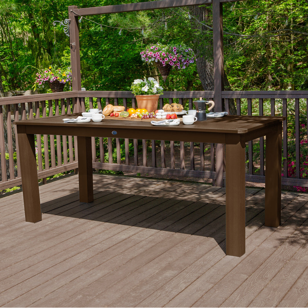 Sequoia Homestead 42" x 84" Rectangular Dining Table – Counter Height