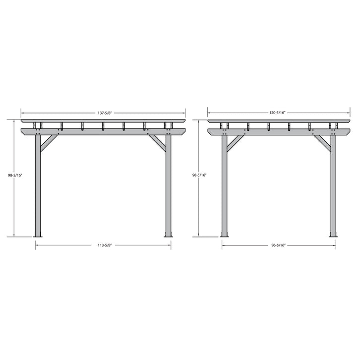 Sequoia St. Clair 10' x 12' Pergola