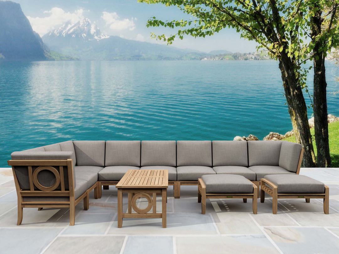 Anderson Teak 7-Piece Natsepa Modular Deep Seating Set