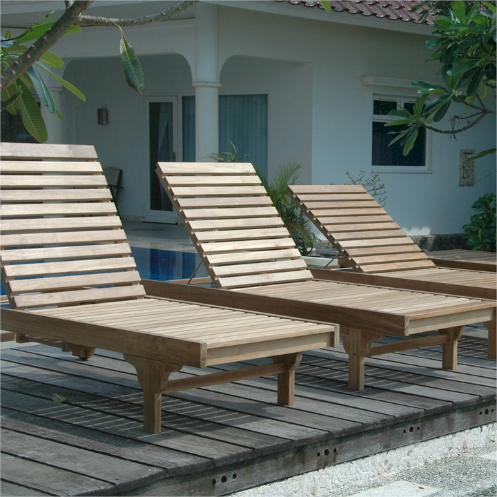 Anderson Teak 4-Piece Capri Sun Lounger Set