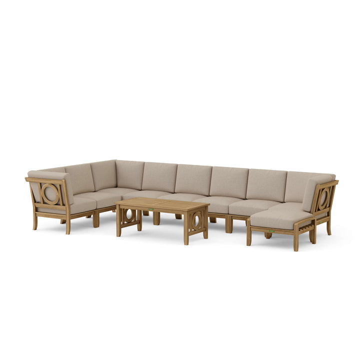 Anderson Teak 6-Piece Natsepa Modular Deep Seating Set