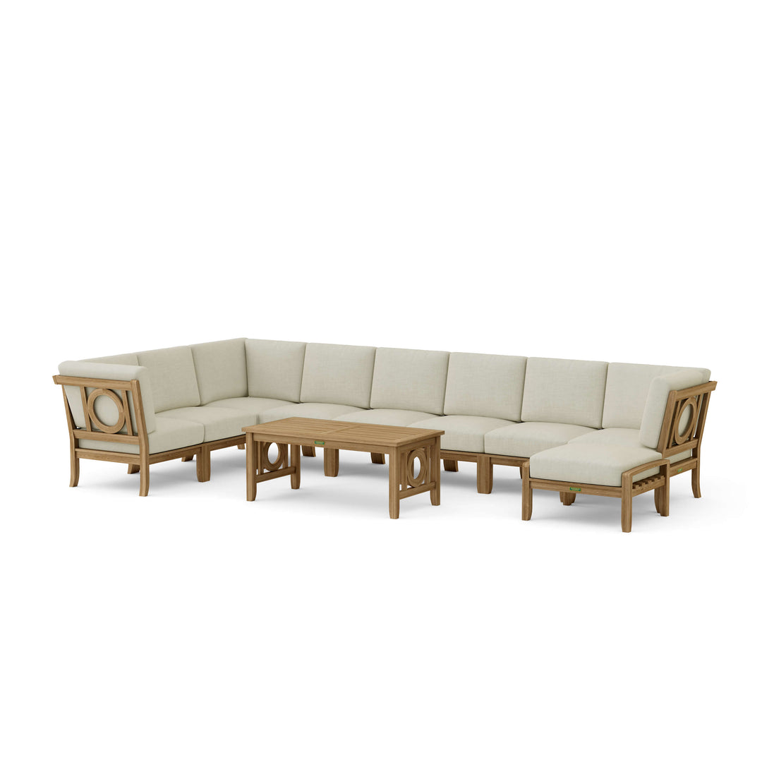Anderson Teak 6-Piece Natsepa Modular Deep Seating Set