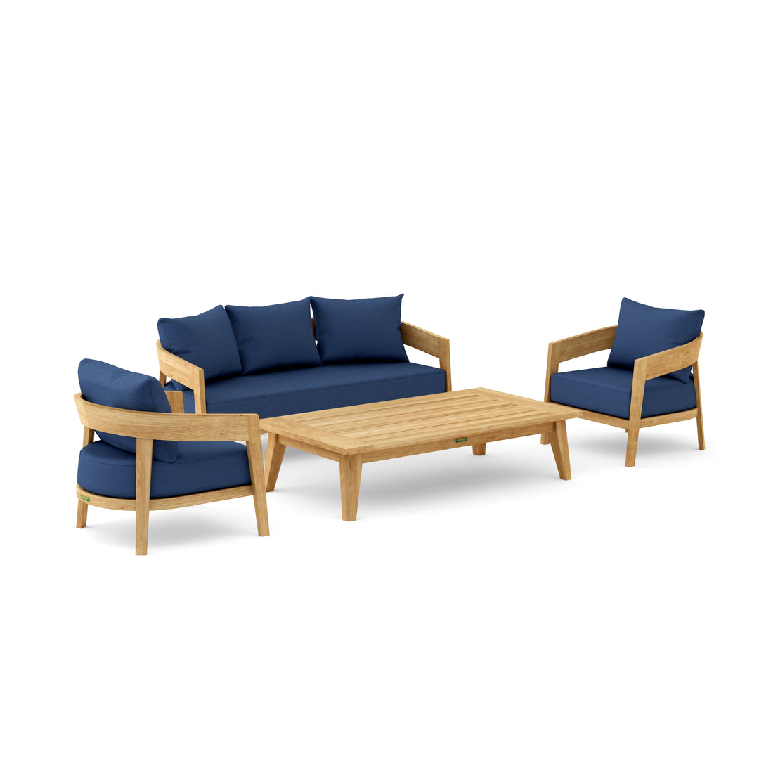 Anderson Teak 4-Piece Toscana Deep Seating Set