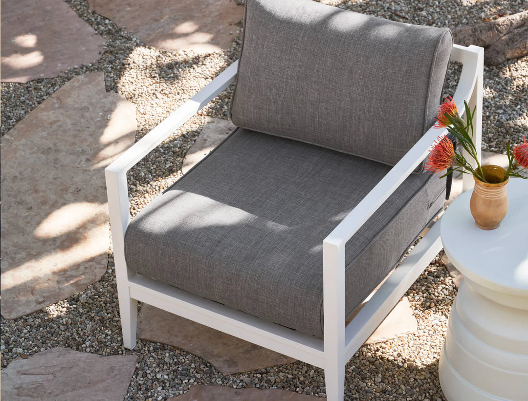 Outer White Aluminum Outdoor 6-Seat U-Sectional