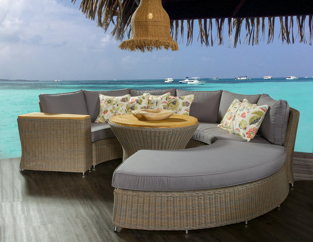 Padma's Plantation Barbados Outdoor Rounded Sofa